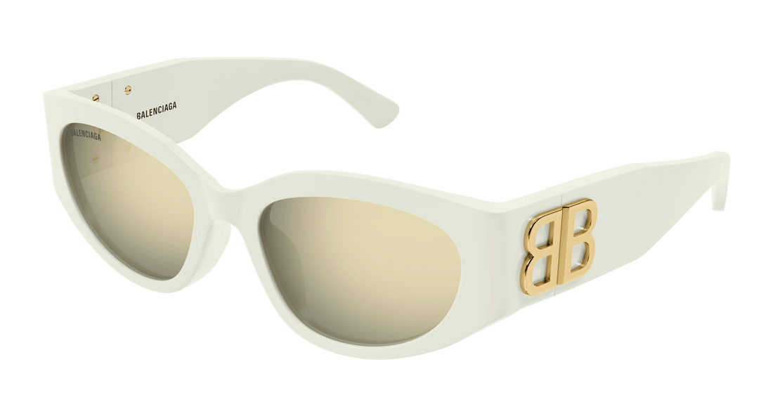Sunglasses balenciaga bb0324sk 009 marfil oval femenino size 55mm - Main view