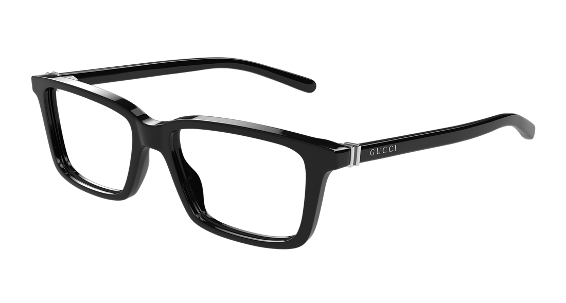 Occhiali da vista gucci gg1672o 001 negro rectangular / squared masculino taglia 53mm - Vista principale
