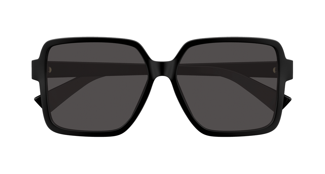 Óculos de sol bottega veneta bv1317sk 001 negro rectangular / squared femenino tamanho 59mm - Vista de detalhe