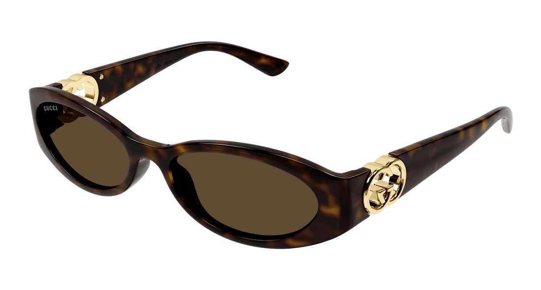Sunčane naočale gucci gg1660s 002 havana round/oval/panthos femenino veličina 54mm - Glavni prikaz