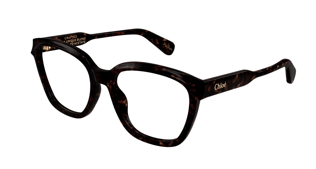 Brillen chloé ch0265o 002 havana round/oval/panthos femenino größe 54mm - Hauptansicht