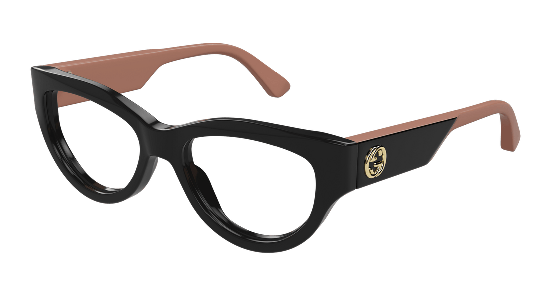 Brillen gucci gg1665o 008 negro cat eye femenino größe 53mm - Hauptansicht