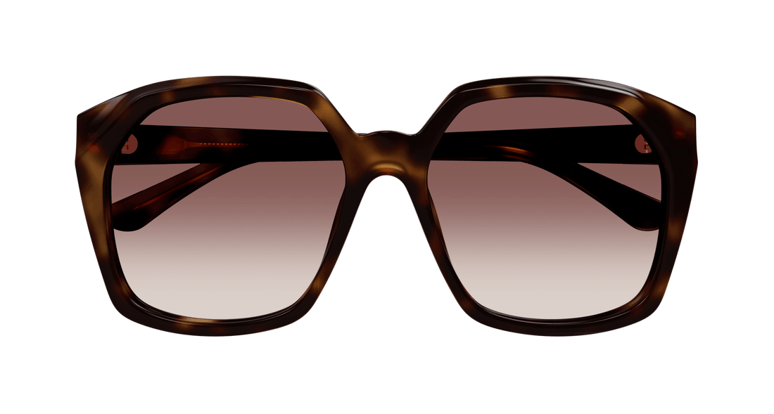 Sonnenbrillen chloé ch0280s 006 havana rectangular / squared femenino größe 57mm - Detailansicht