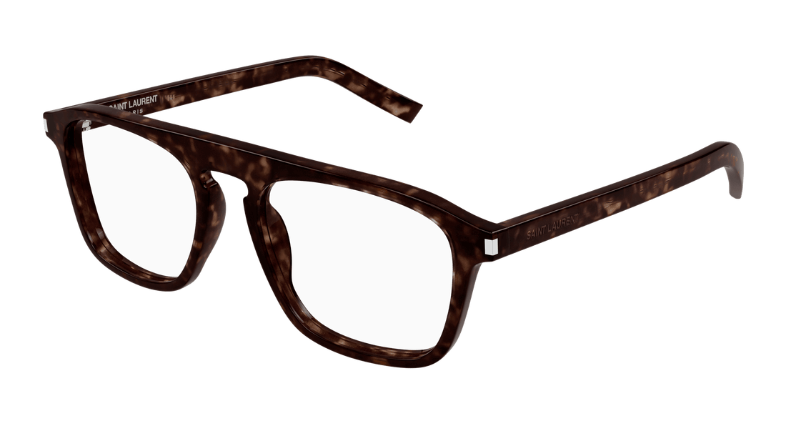 Brillen saint laurent sl 157 007 havana rectangular / squared masculino größe 52mm - Hauptansicht