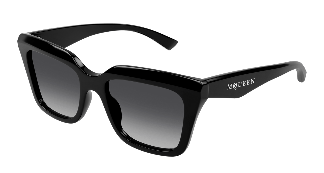 Óculos de sol alexander mcqueen am0473sa 001 negro rectangular / squared femenino tamanho 54mm - Vista principal