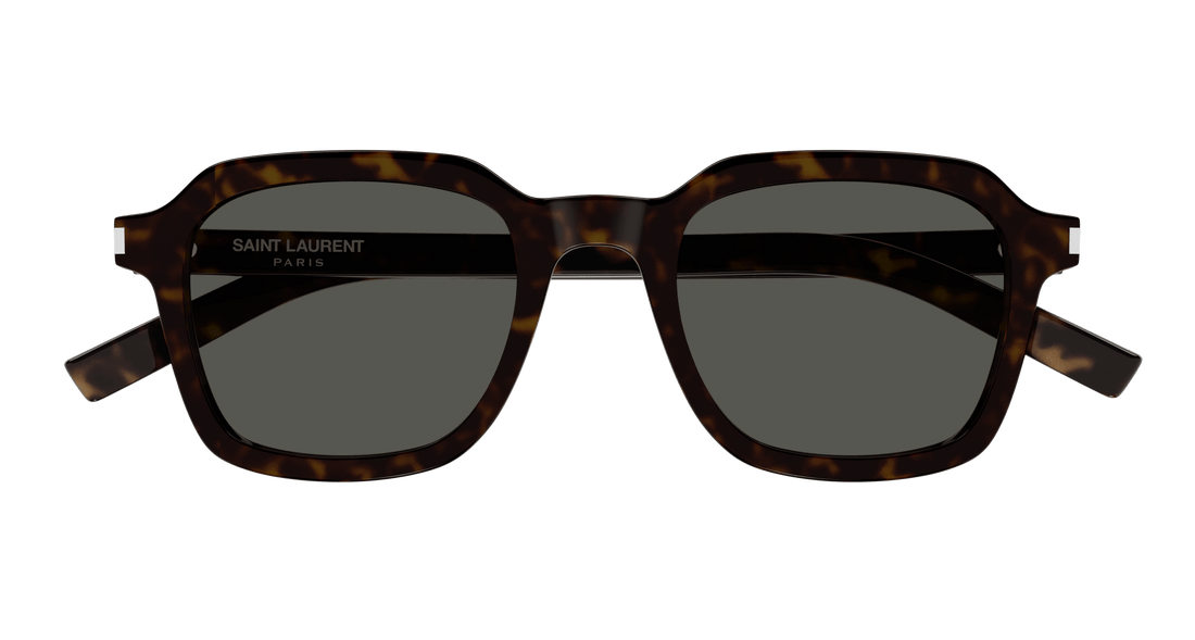 Zonnebrillen saint laurent sl 715 slim 002 havana rectangular / squared unisex maat 49mm - Detailaanzicht