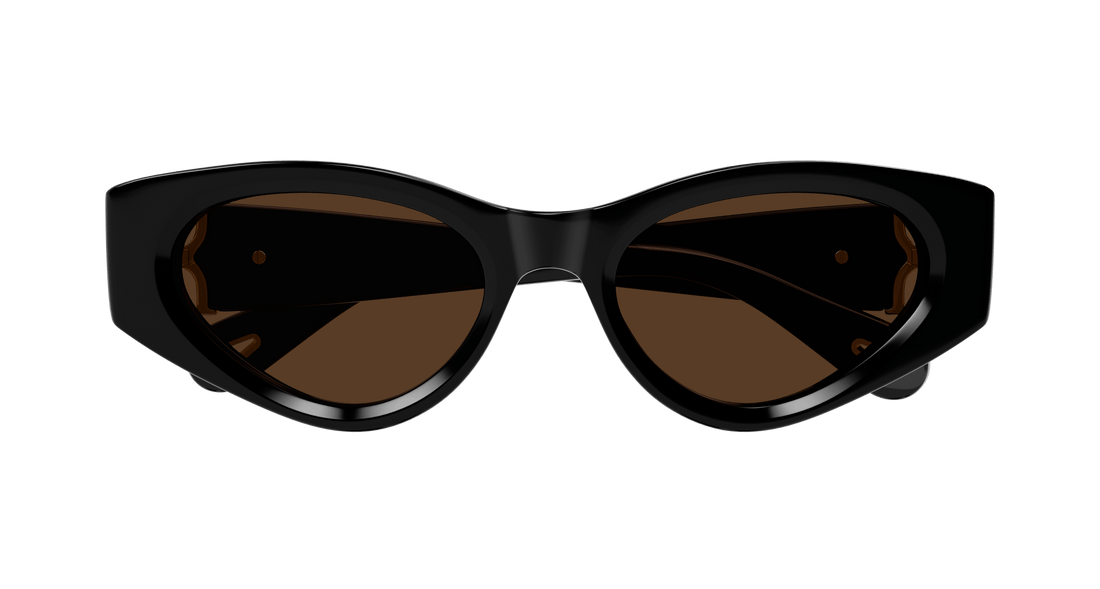 Sonnenbrillen chloé ch0259s 001 negro cat eye femenino größe 52mm - Detailansicht