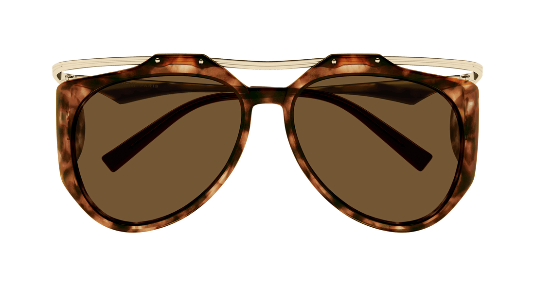 Sonnenbrillen saint laurent sl m137 amelia 002 havana pilot femenino größe 55mm - Detailansicht