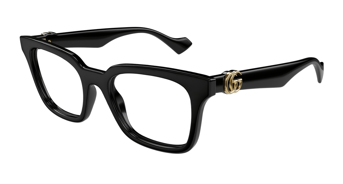 Occhiali da vista gucci gg1728o 001 negro rectangular / squared femenino taglia 51mm - Vista principale