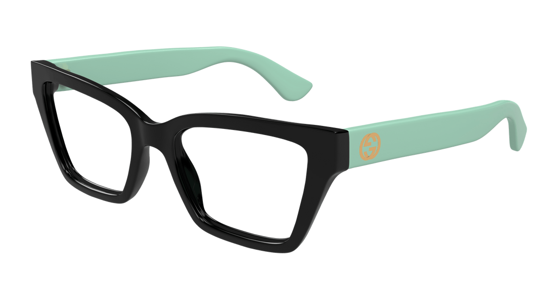 Occhiali da vista gucci gg1715o 004 negro cat eye femenino taglia 53mm - Vista principale