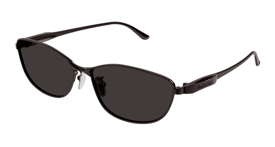 Occhiali da sole balenciaga bb0357sa 001 gris rectangular / squared unisex taglia 62mm - Vista principale