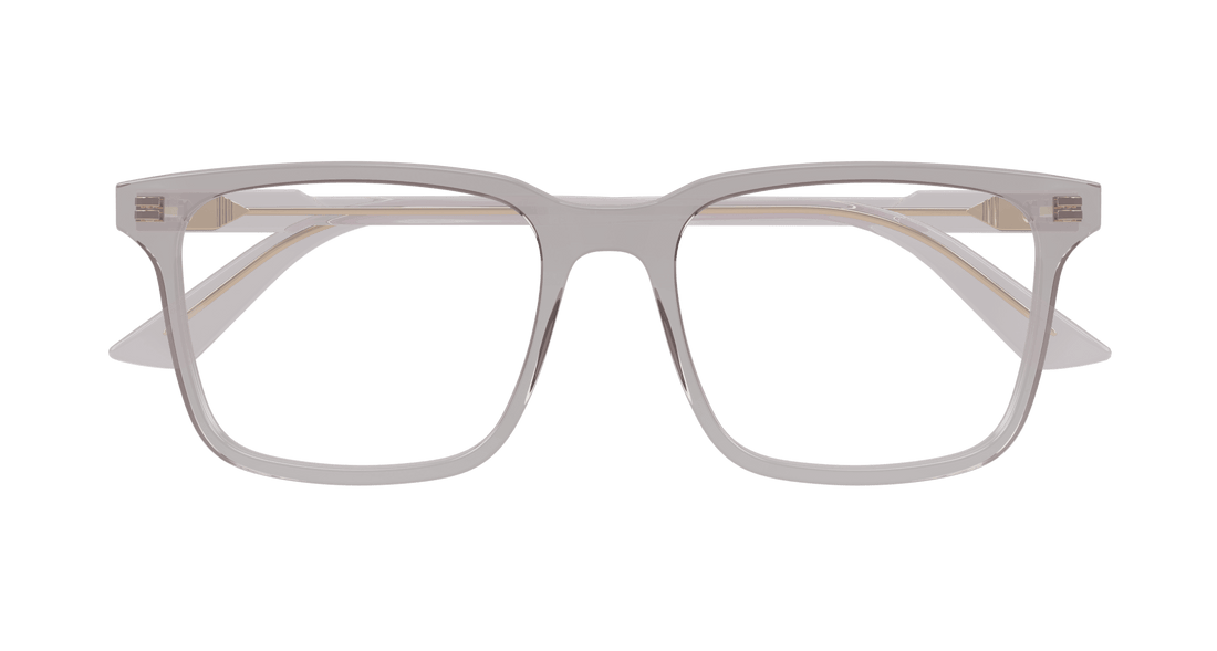 Occhiali da vista gucci gg1120o 007 gris rectangular / squared masculino taglia 55mm - Vista dettagliata