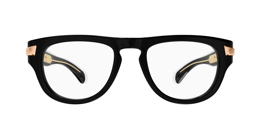 Occhiali da vista gucci gg1519o 001 masculino taglia 51mm - Vista dettagliata