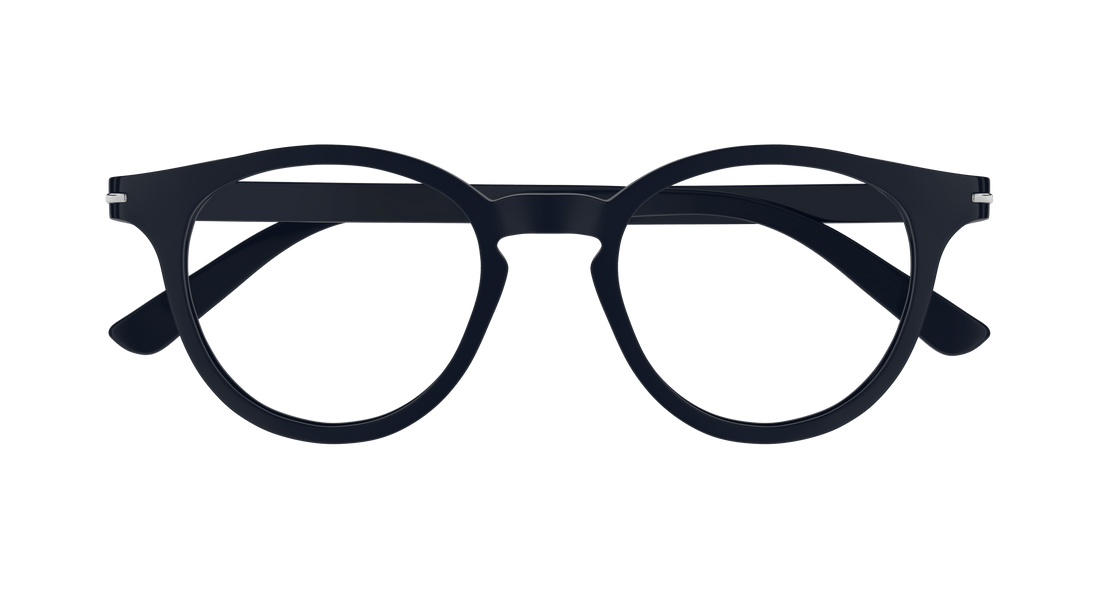 Occhiali da vista gucci gg1727o 003 azul round/oval/panthos masculino taglia 48mm - Vista dettagliata