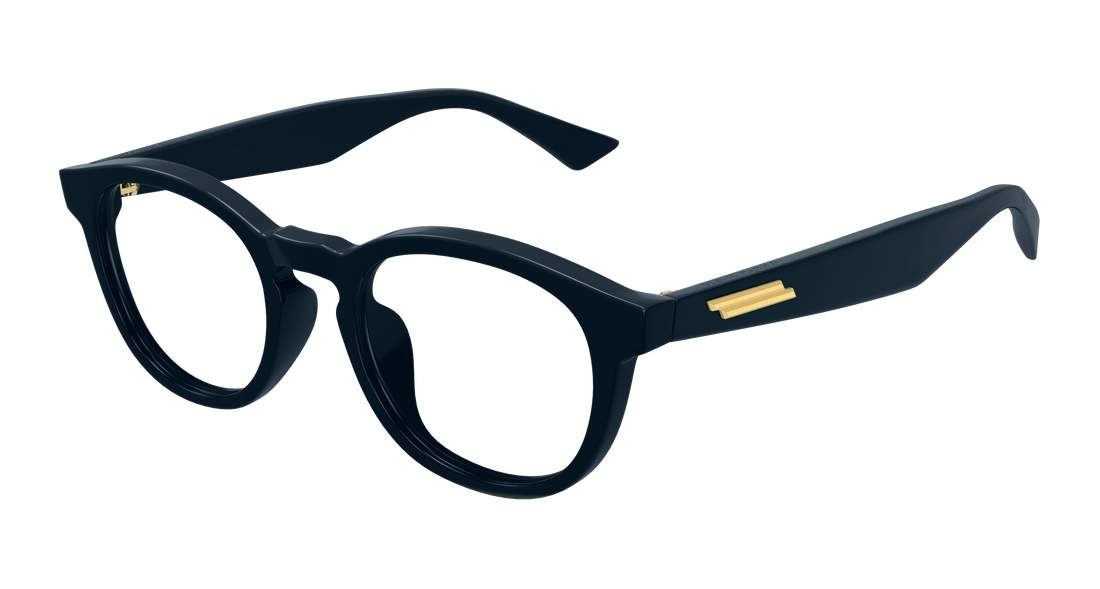 Occhiali da vista bottega veneta bv1339ok 004 azul round/oval/panthos unisex taglia 50mm - Vista principale