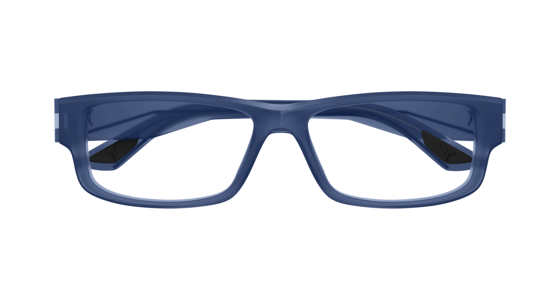 Brillen puma pu0440o 005 azul rectangular / squared masculino größe 57mm - Detailansicht