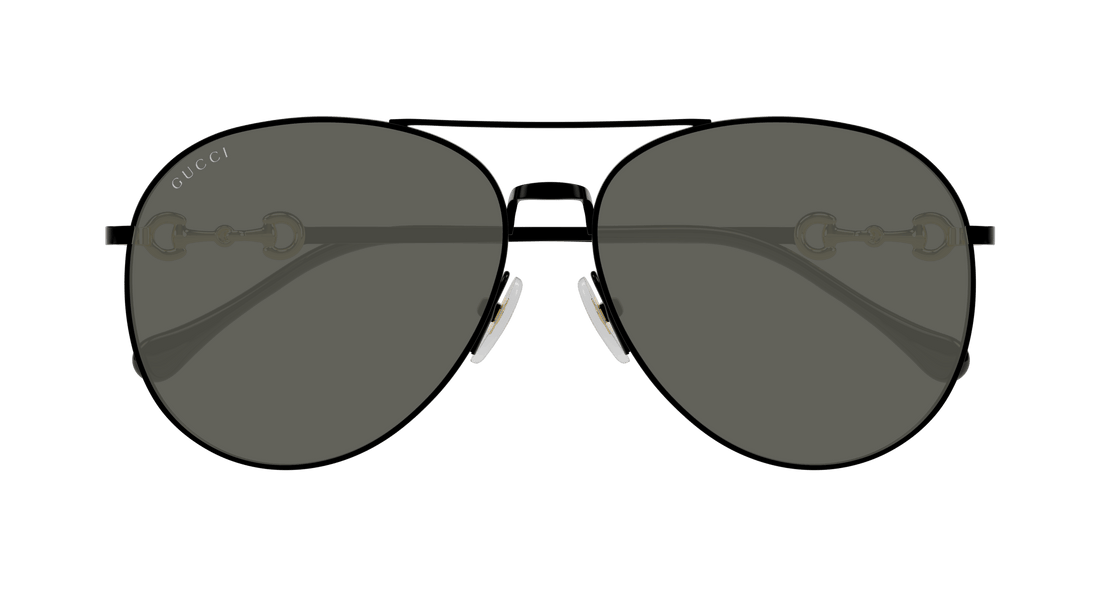 Óculos de sol gucci gg1698s 001 negro pilot/navigator femenino tamanho 60mm - Vista de detalhe