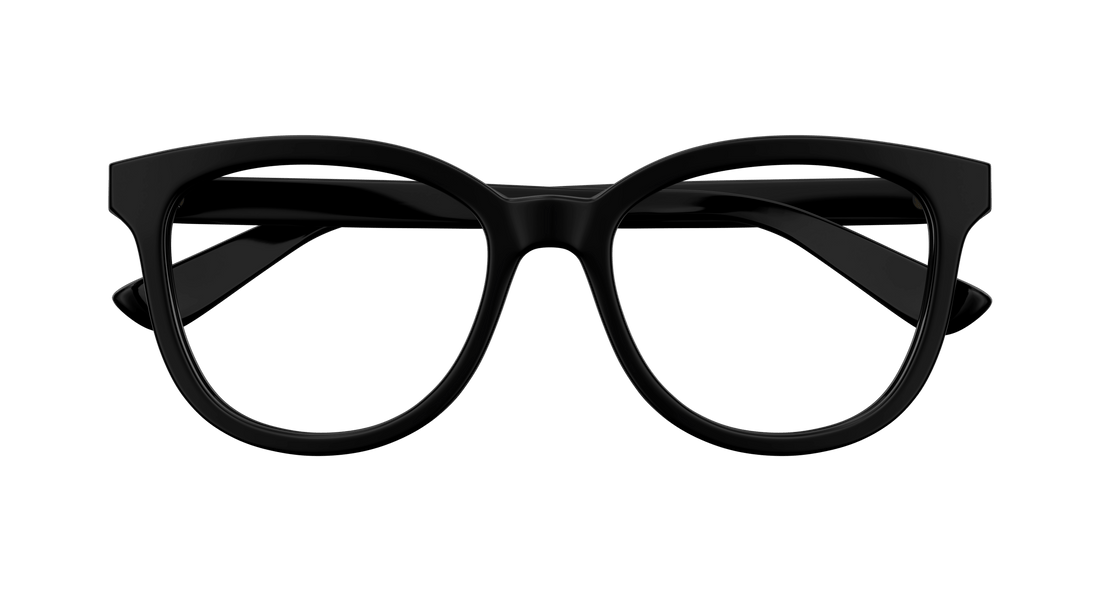 Occhiali da vista gucci gg1687o 001 negro cat eye femenino taglia 52mm - Vista dettagliata