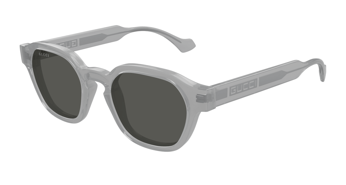 Óculos de sol gucci gg1730s 004 gris round/oval/panthos masculino tamanho 50mm - Vista principal