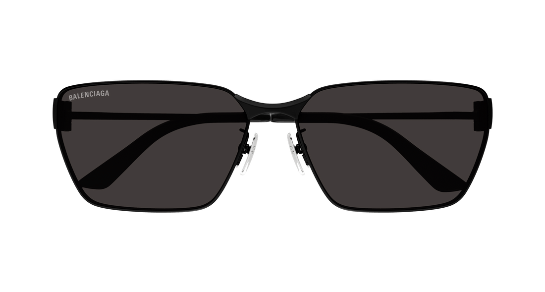 Occhiali da sole balenciaga bb0374sk 001 negro rectangular / squared unisex taglia 63mm - Vista dettagliata