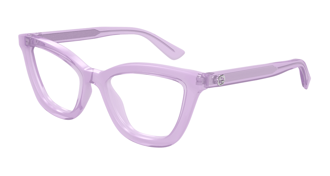 Brillen gucci gg1686o 004 violeta round/oval/panthos femenino größe 51mm - Hauptansicht
