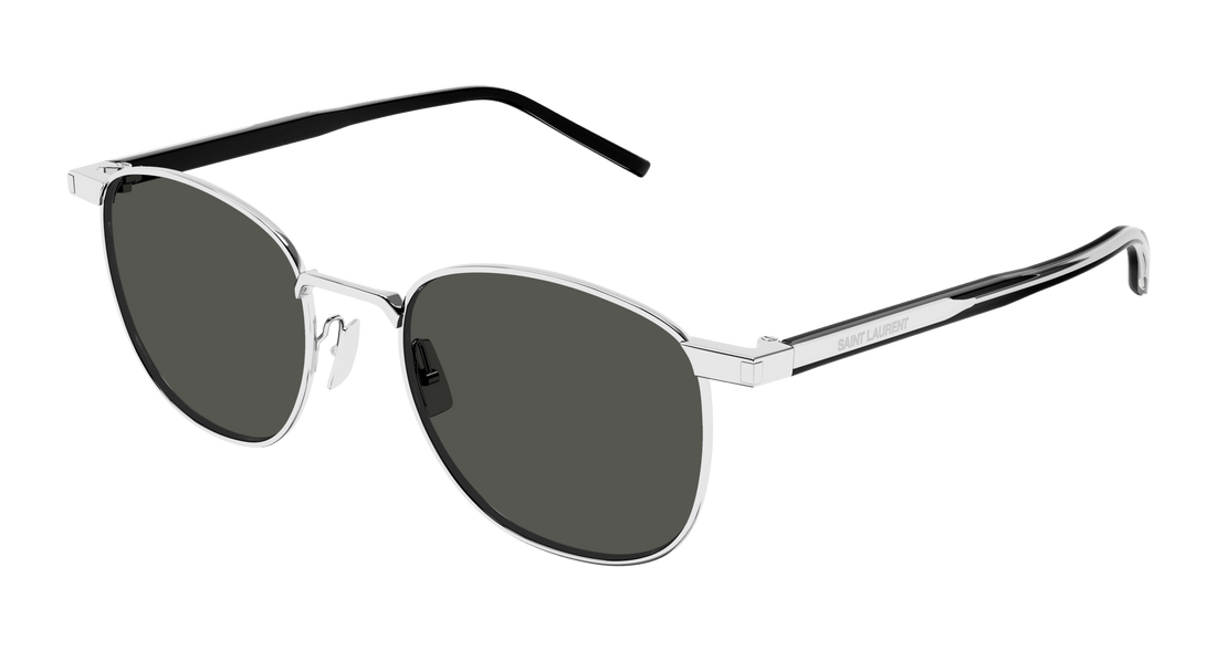 Sonnenbrillen saint laurent sl 747 007 plateado round/oval/panthos unisex größe 53mm - Hauptansicht