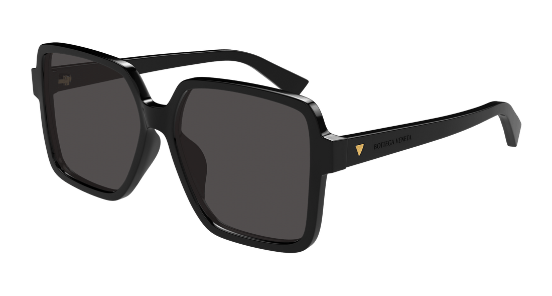 Óculos de sol bottega veneta bv1317sk 001 negro rectangular / squared femenino tamanho 59mm - Vista principal