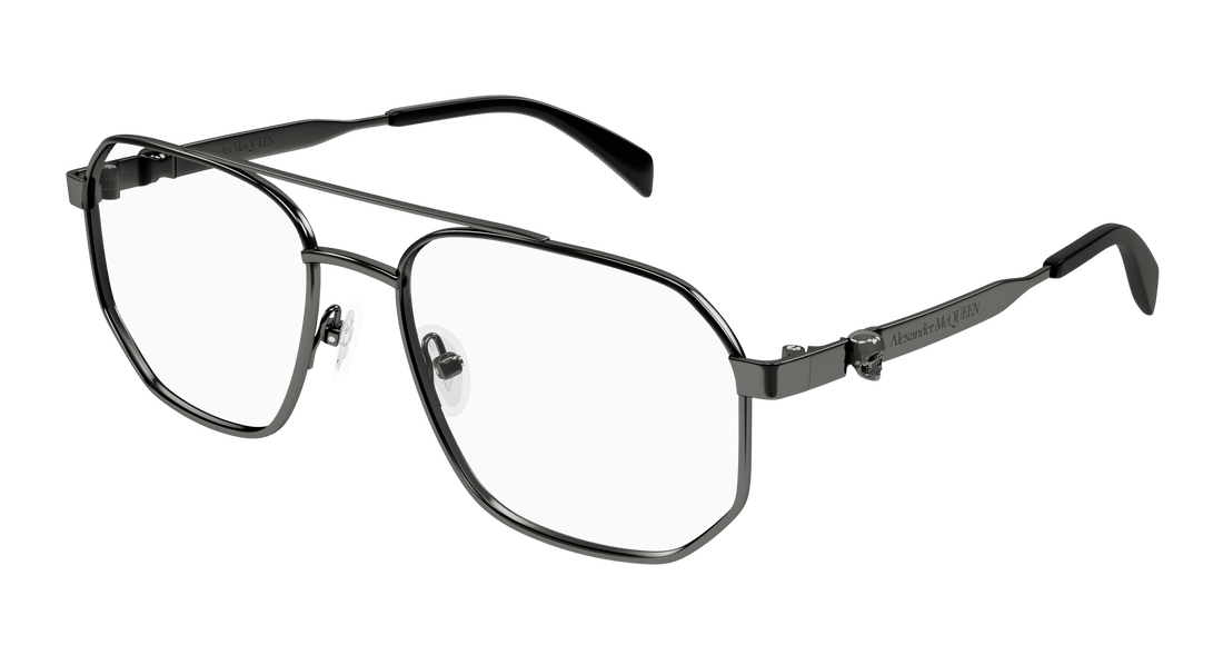 Óculos graduados alexander mcqueen am0459o 001 masculino tamanho 57mm - Vista principal