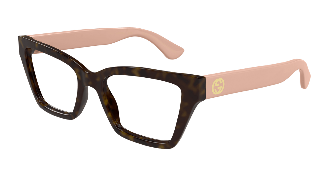 Brillen gucci gg1715o 005 havana cat eye femenino größe 53mm - Hauptansicht