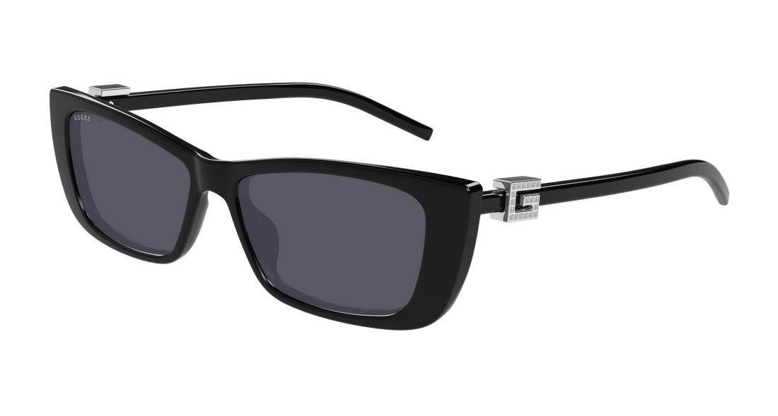 Óculos de sol gucci gg1681s 008 negro cat eye femenino tamanho 53mm - Vista principal