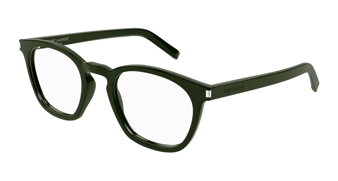 Dioptrijske naočale saint laurent sl 28 opt 010 verde round/oval/panthos unisex veličina 50mm - Glavni prikaz