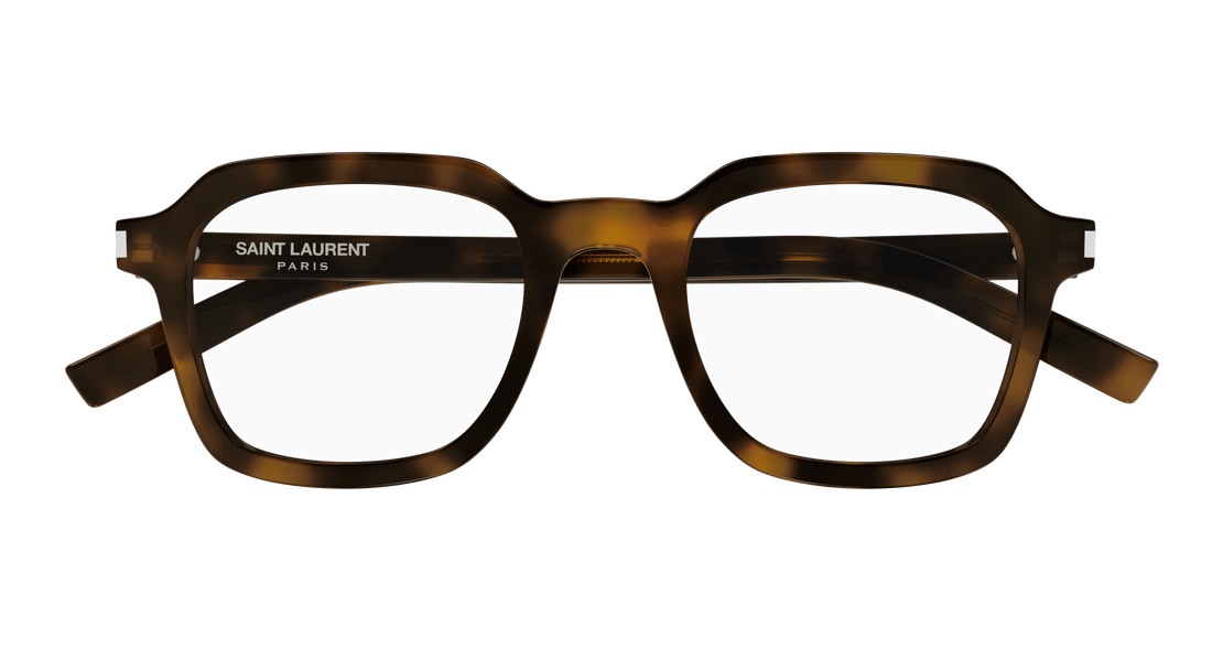 Brillen saint laurent sl 715 slim opt 003 havana rectangular / squared unisex größe 49mm - Detailansicht
