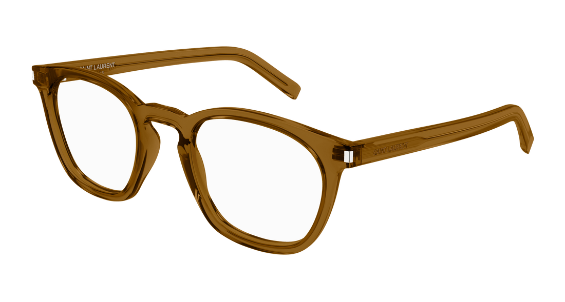 Brillen saint laurent sl 28 opt 008 marron round/oval/panthos unisex größe 50mm - Hauptansicht