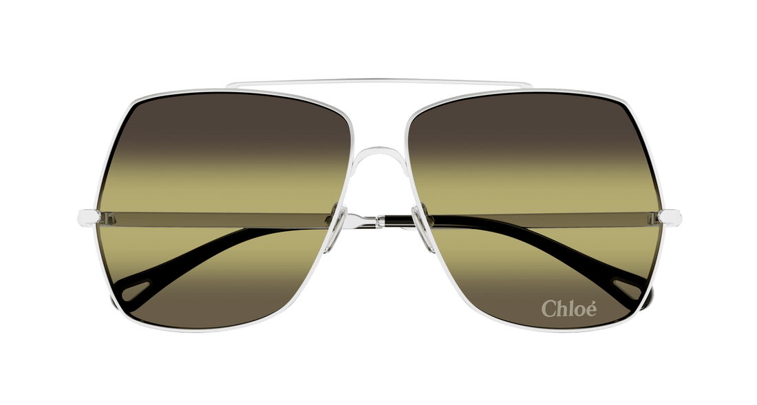 Gafas de sol chloé ch0278s 004 plateado rectangular / squared femenino talla 62mm - Vista de detalle