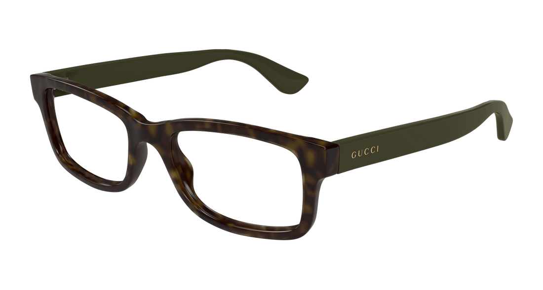 Brillen gucci gg1717o 004 havana rectangular / squared masculino maat 54mm - Hoofdaanzicht