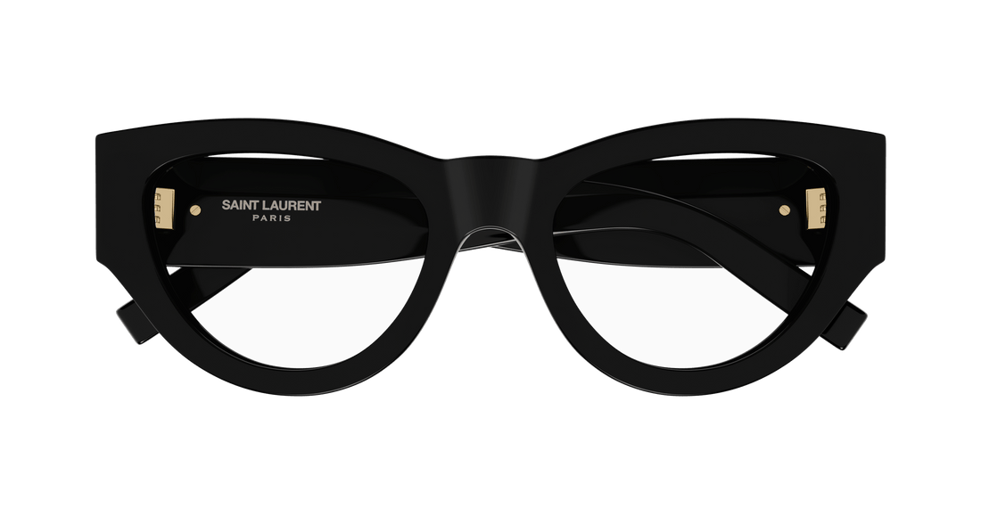 Lunettes de vue saint laurent sl m94 opt 001 negro cat eye femenino taille 53mm - Vue détaillée