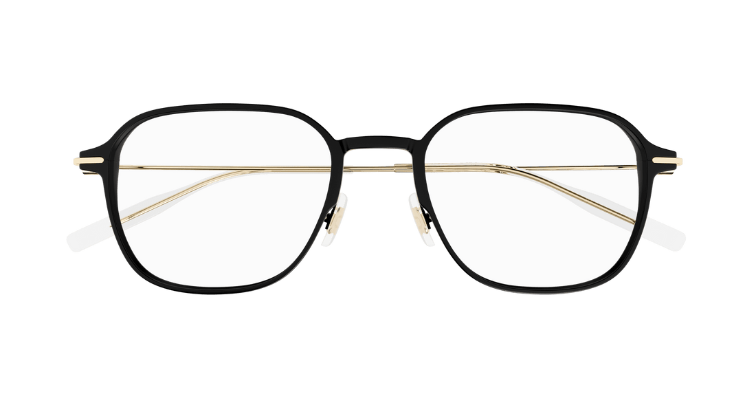 Óculos graduados montblanc mb0358o 006 negro rectangular / squared masculino tamanho 53mm - Vista de detalhe