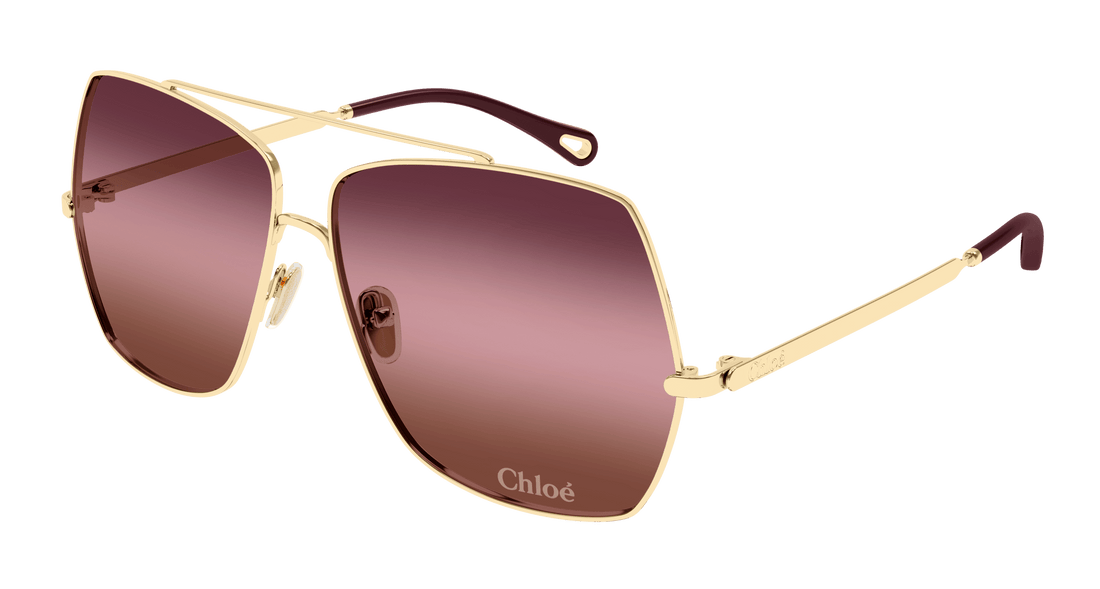 Sonnenbrillen chloé ch0278s 003 dorado rectangular / squared femenino größe 62mm - Hauptansicht