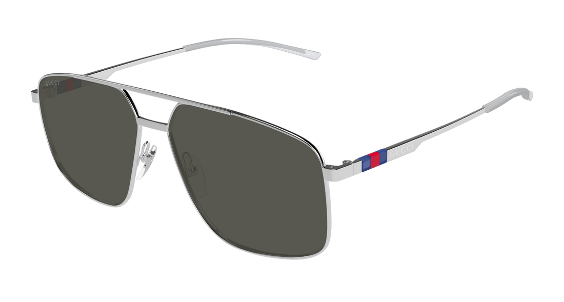 Sonnenbrillen gucci gg1676s 001 plateado pilot/navigator masculino größe 60mm - Hauptansicht