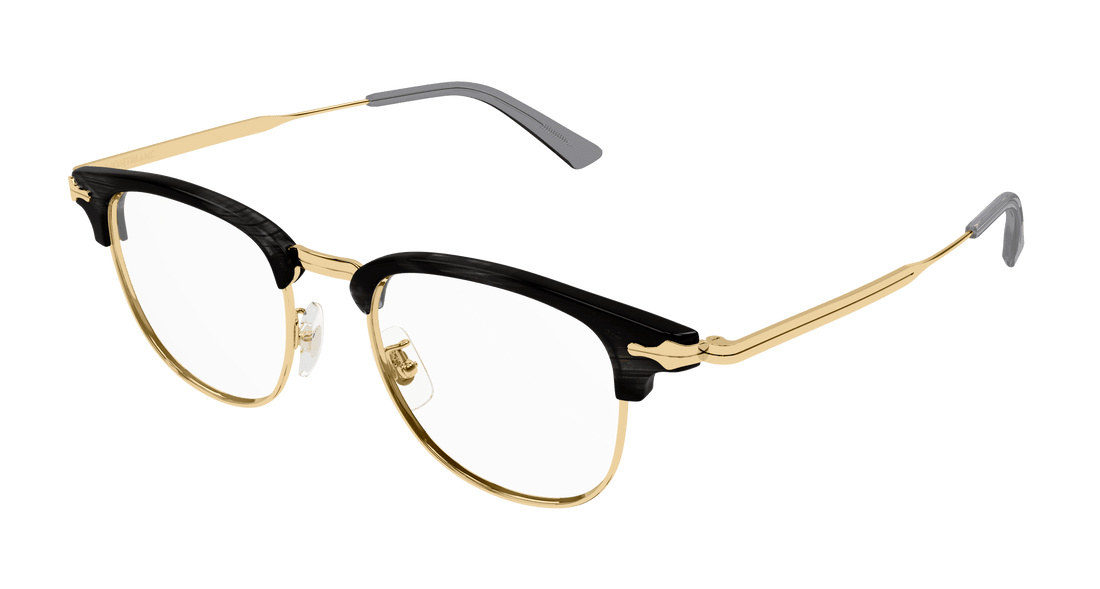 Óculos graduados montblanc mb0364o 003 gris rectangular / squared masculino tamanho 49mm - Vista principal