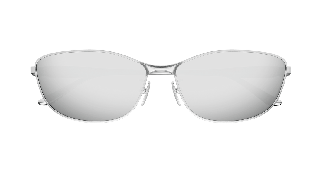 Sunglasses balenciaga bb0357sa 002 plateado rectangular / squared unisex size 62mm - Detailed view