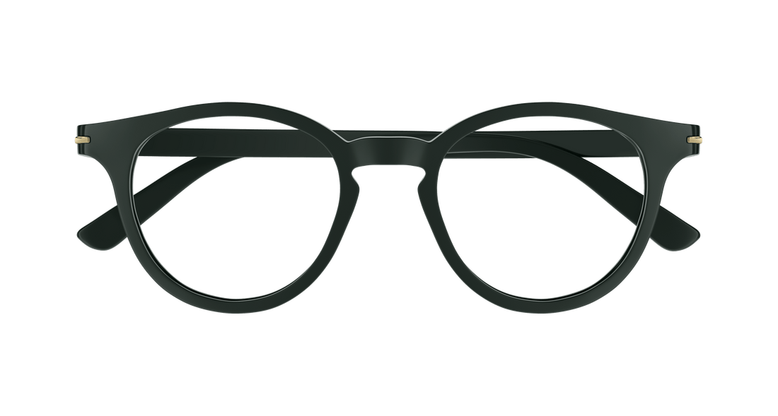 Occhiali da vista gucci gg1727o 004 verde round/oval/panthos masculino taglia 48mm - Vista dettagliata