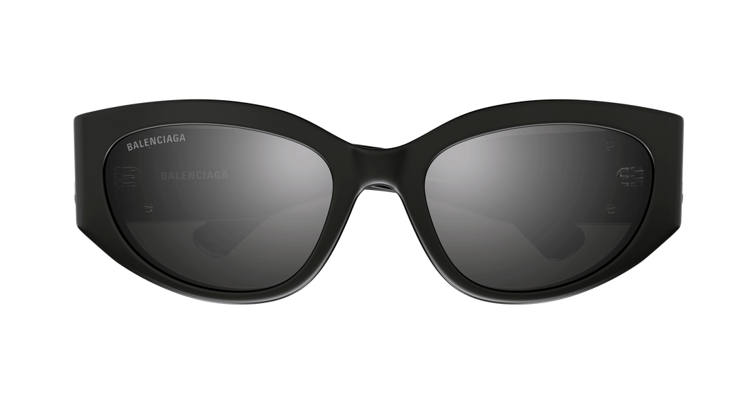 Sunglasses balenciaga bb0324sk 007 gris oval femenino size 55mm - Detailed view