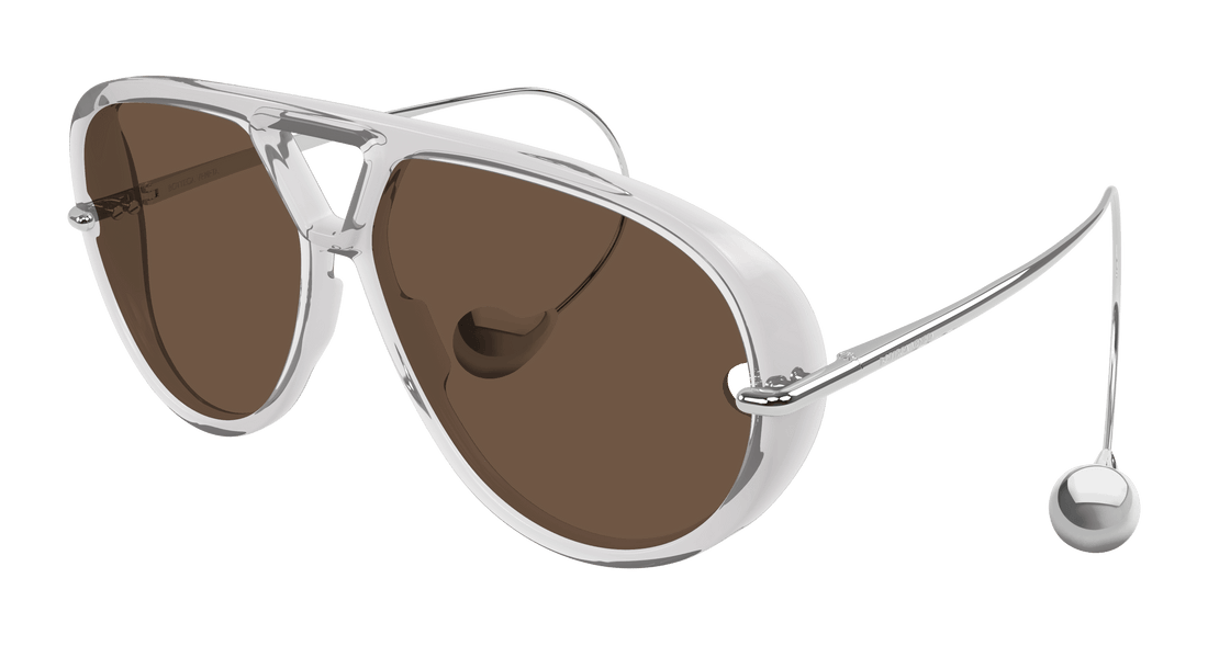 Óculos de sol bottega veneta bv1273s 009 gris pilot femenino tamanho 63mm - Vista principal