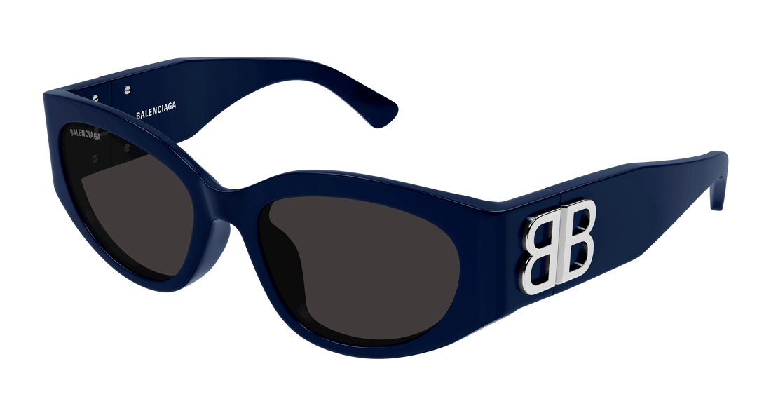 Sunglasses balenciaga bb0324sk 008 azul oval femenino size 55mm - Main view