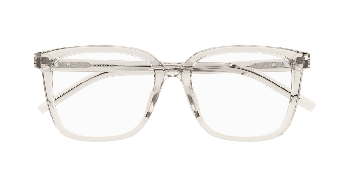 Dioptrijske naočale saint laurent sl m142/f 003 beige rectangular / squared femenino veličina 54mm - Detaljni prikaz