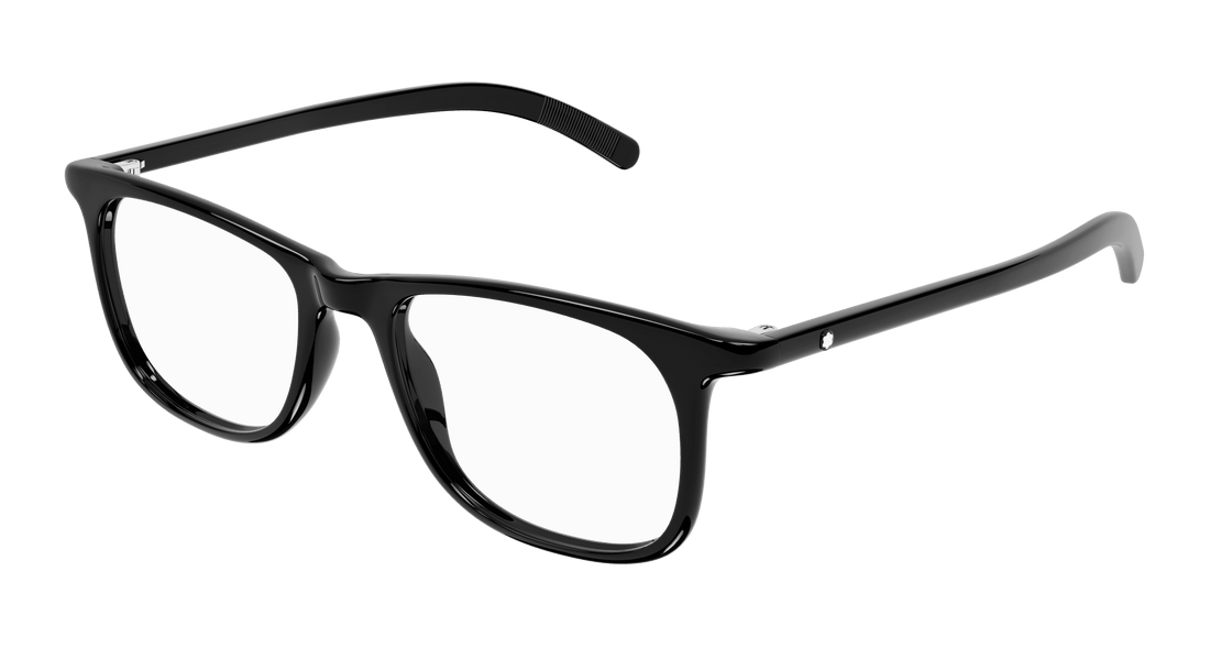 Óculos graduados montblanc mb0351o 001 negro rectangular / squared masculino tamanho 52mm - Vista principal