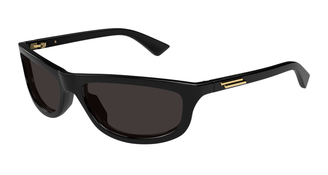 Óculos de sol bottega veneta bv1327s 001 negro rectangular / squared unisex tamanho 58mm - Vista principal