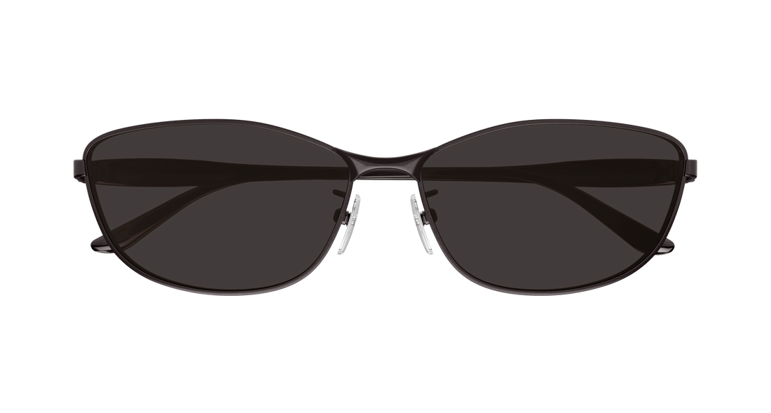 Sunglasses balenciaga bb0357sa 001 gris rectangular / squared unisex size 62mm - Detailed view