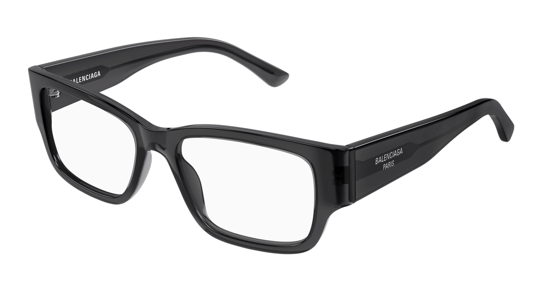 Occhiali da vista balenciaga bb0371o 004 gris rectangular / squared masculino taglia 53mm - Vista principale